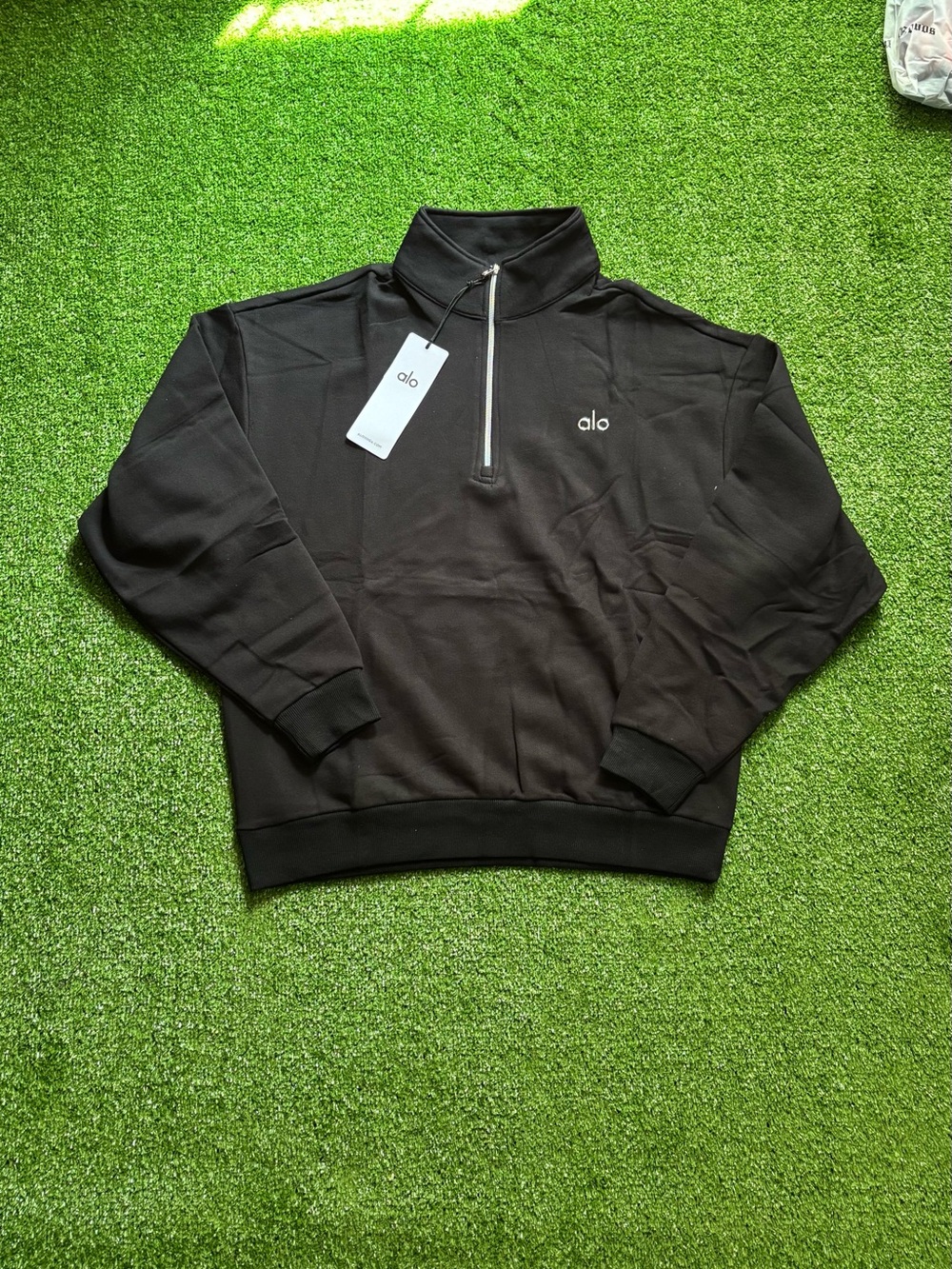 ALO Yoga Men’s Black Quarter Zip